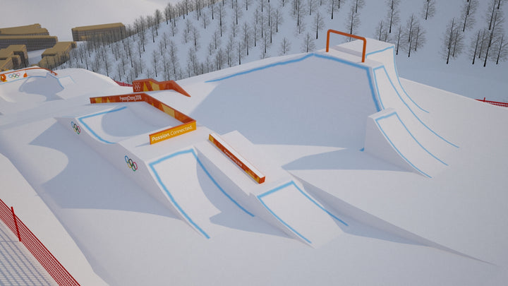 &#039;18 OLYMPIC SLOPESTYLE COURSE PREVIEW