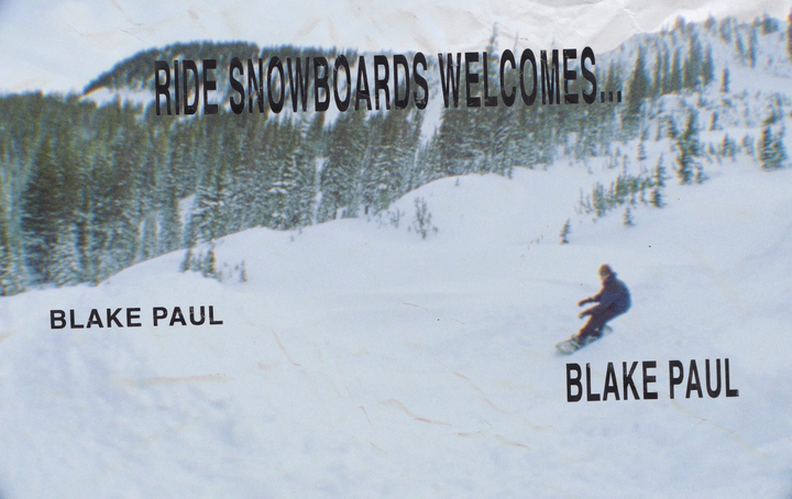 RIDE Snowboards Welcomes Blake Paul