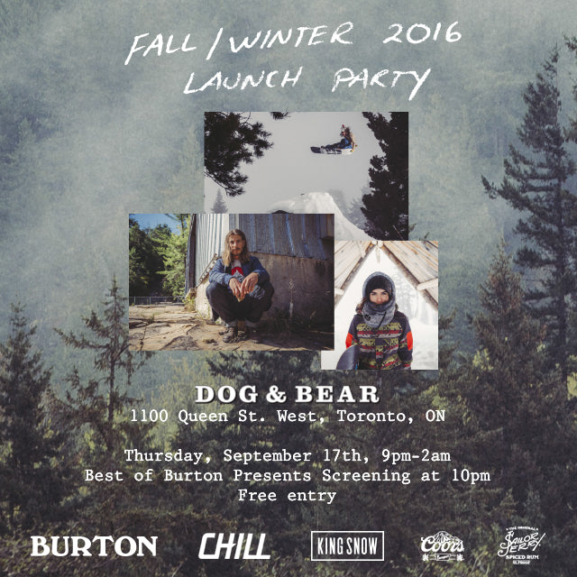 Burton Launch Party Tonight!!