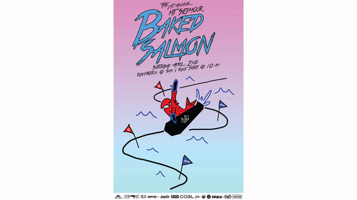 Baked Salmon, A Snowboard Banked Slalom