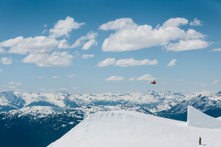 A Perfect Jump with Canada Snowboard